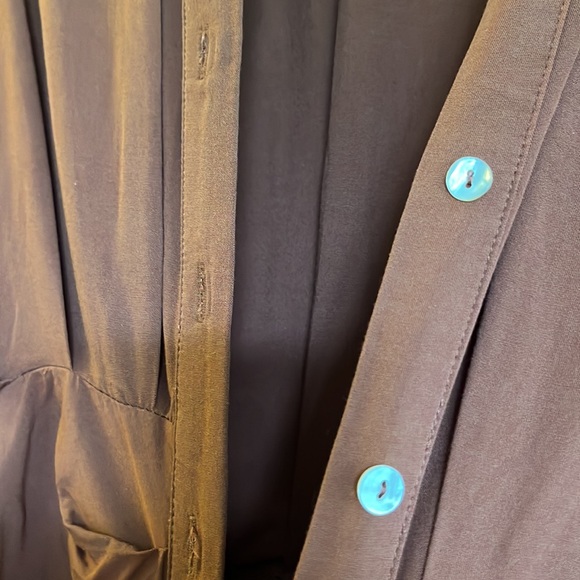 L*SPACE Aura Mini Shirt Dress - S/P - Picture 4 of 6